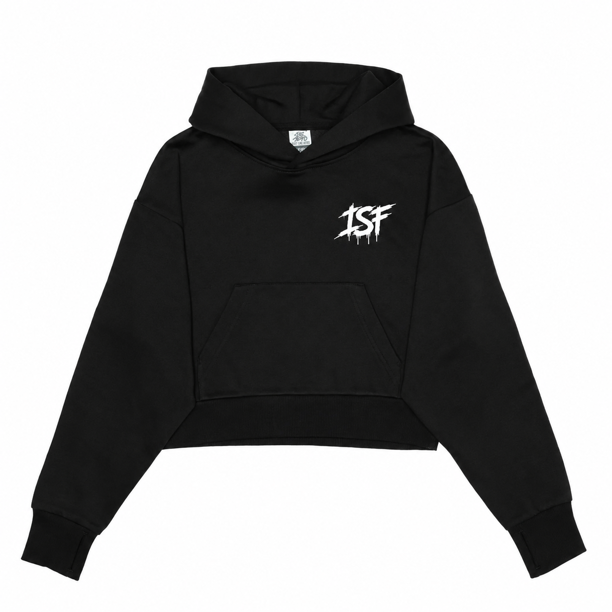 Cropped Hoodie ISF Graffiti
