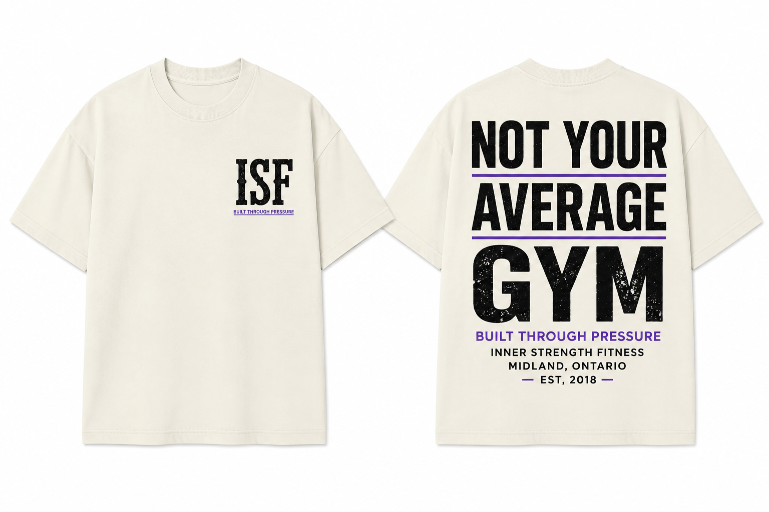 NOT YOUR AVERAGE GYM Oversized Tee