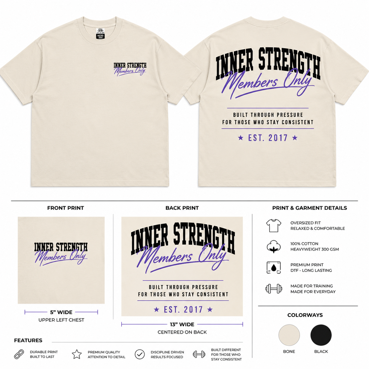 Members Only Oversized Tee